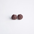 Picture of Chocolate Silver Earrings 'Stones'