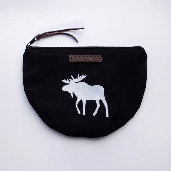 Picture of Halfmoon Moose Zipper Pouch