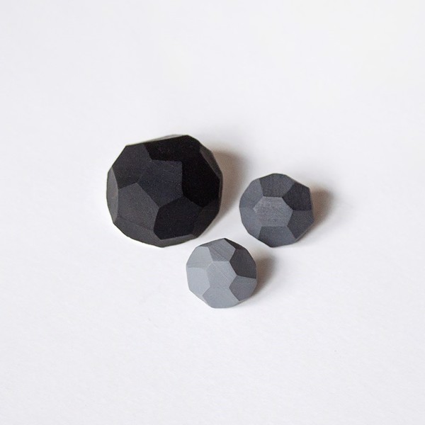 Picture of Monochrome Brooch set 'Stones'
