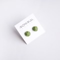 Picture of Pistachio Silver Earrings 'Stones'