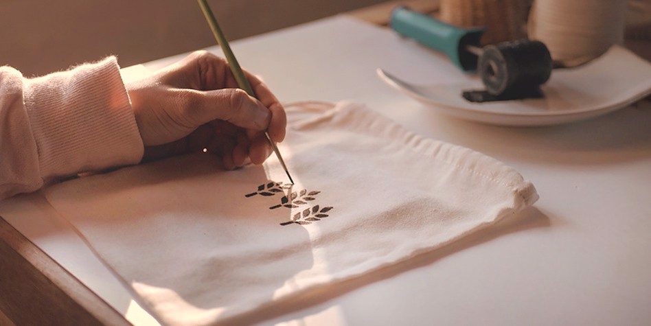 How it's made / Stampa Reusable Shopping Pouches