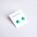 Picture of Mint Silver Earrings 'Stones'