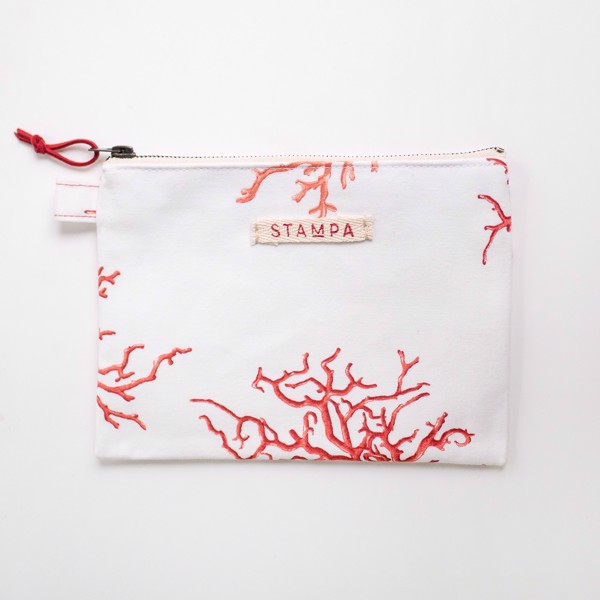 Picture of Coral Zipper Pouch