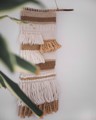 Picture of Weaving Wall Hanging - cotton, wool and wood pastel tapestry