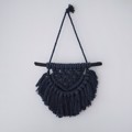 Picture of Small Graphite Macrame Wall Hanging