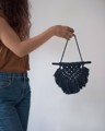 Picture of Small Graphite Macrame Wall Hanging