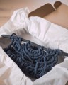 Picture of Large Graphite Macrame Wall Hanging