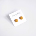 Picture of Mustard Silver Earrings 'Stones'