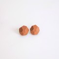 Picture of Pumpkin Silver Earrings 'Stones'