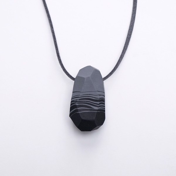 Picture of Grey Marble Necklace 'Stones'