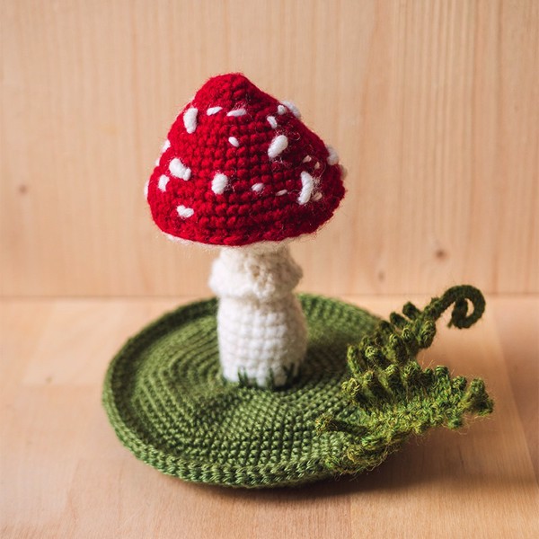 Picture of Crochet Red Fly Agaric / Amanita Mushroom