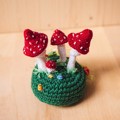 Picture of Small Crochet Fly Agaric / Amanita Mushroom Garden